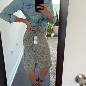 Michael Kors Slit-Hem Pencil Skirt